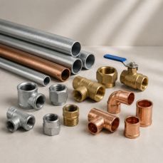 Metal Pipe & Plumbing Fittings